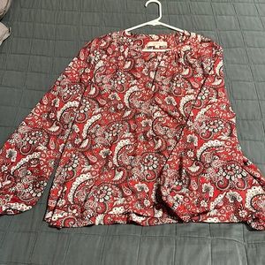 Soft long sleeve loft blouse